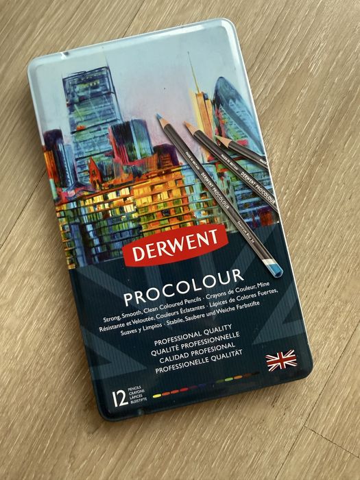 Derwent kredki 12 kolorów pro