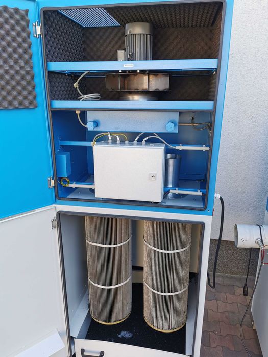 Odciąg dymu spawalniczego + system wykrywania i gaszenia iskier