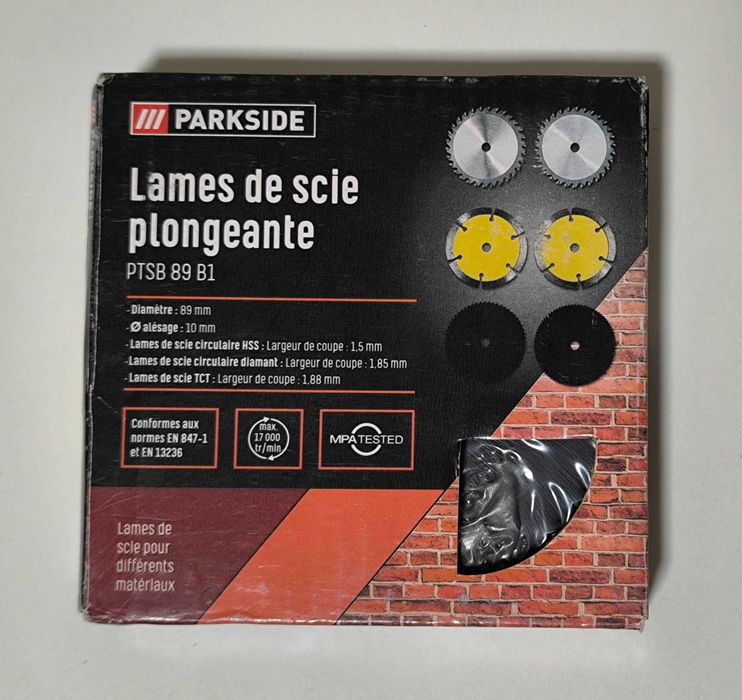 Диск пильний швидкісний 85 160 210мм Parkside Німеччина