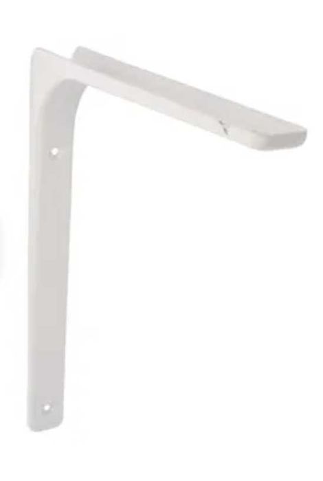 20 suporte para prateleiras branco 20*25cm
