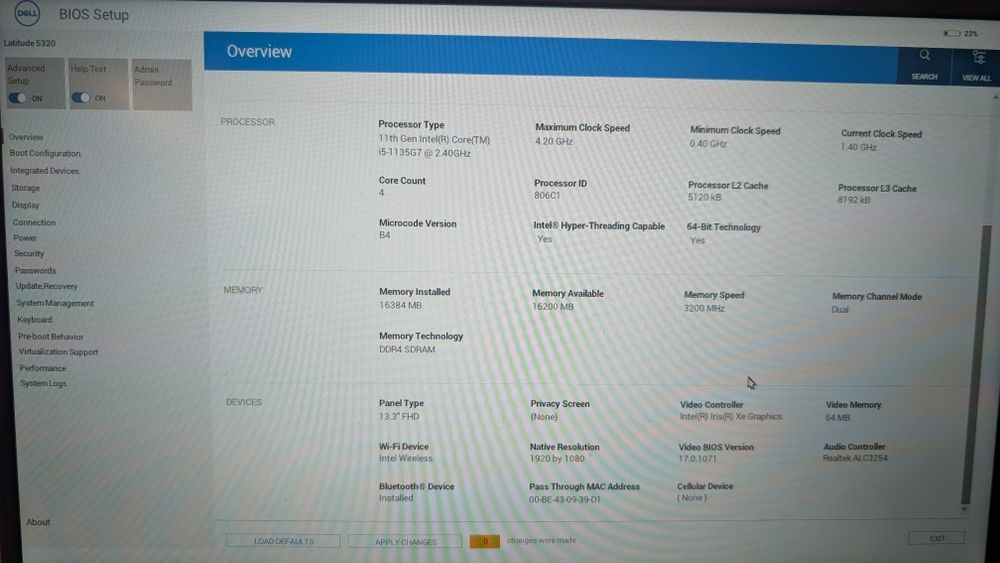 Laptop Dell Latitude 5320 13", 16GB RAM, 256GB SSD, W11 Pro, Sprawny!