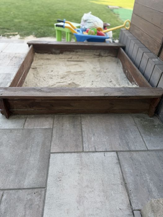 Piaskownica drewniana