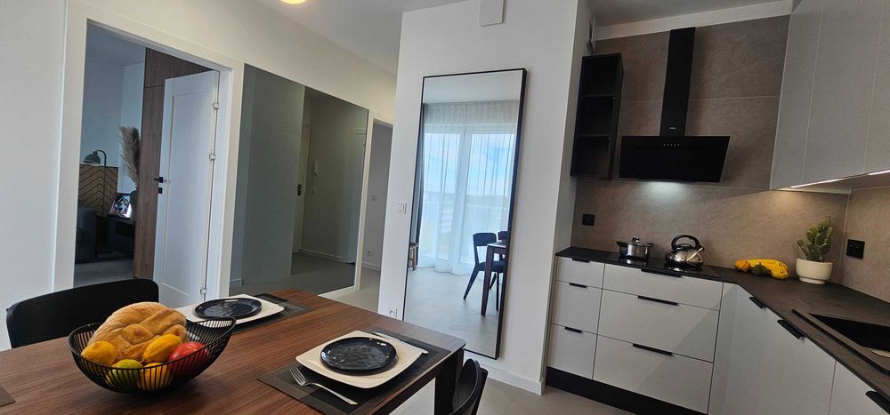 Nowe 2 pokoje + jadalnia | 54 m² | Ogrody | Klimatyzacja | Balkon | 7 piętro | Wysoki standard | Bezpośrednio - Widok 3