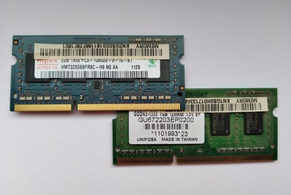 Запчастини, оперативна пам'ять Acer E528 (б/в)