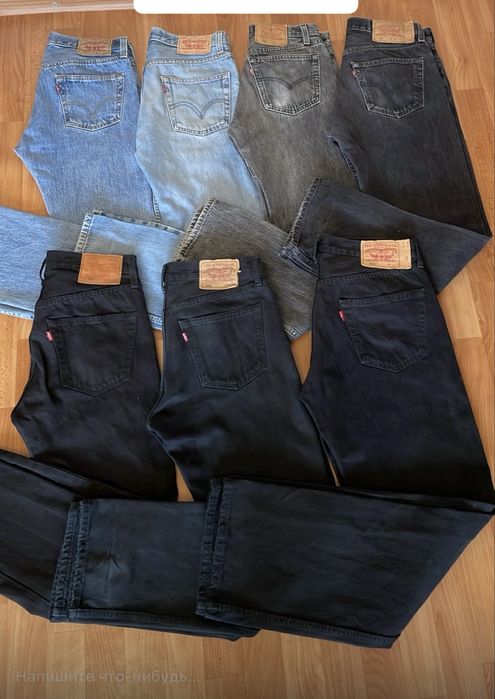 Джинси штани Levis 501 ооигінал levis 501 vintage вінтажні джинси