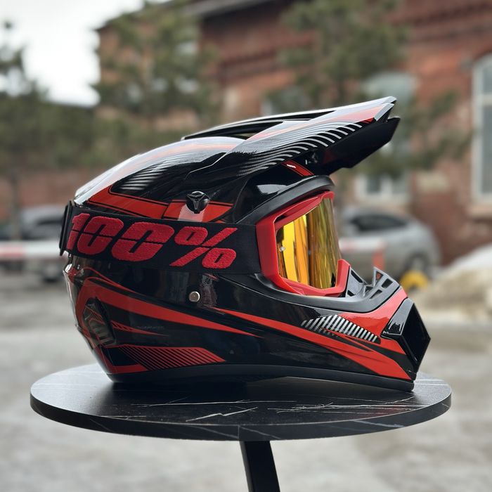 + Подарунок! Ендуро Шолом FOX / мотошолом / мотошлем кроссовый