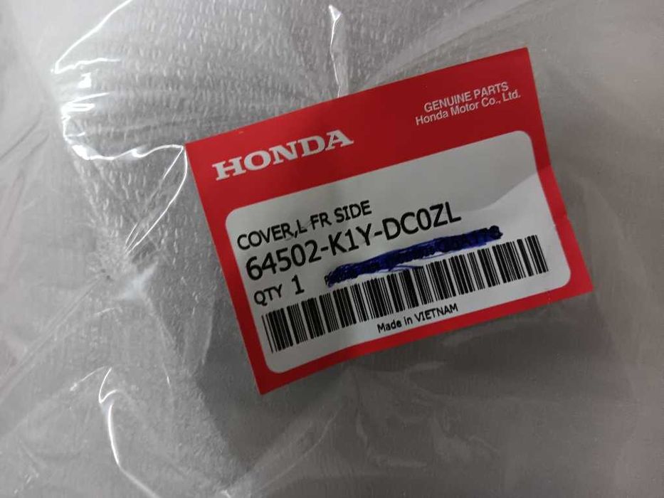 Carenagem frontal esquerda Honda PCX125 versão 2025 e 2026