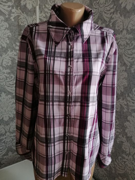 Рубашка клетка большого размера