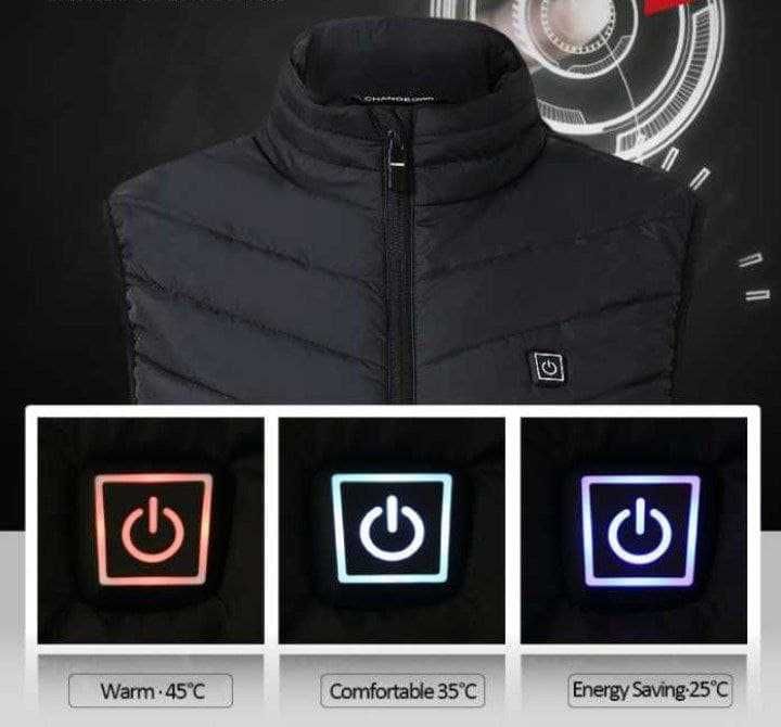 Жилетка жилет М-6ХL подогревом от USB для рыбалки охоты желет ОПТ ДРОП