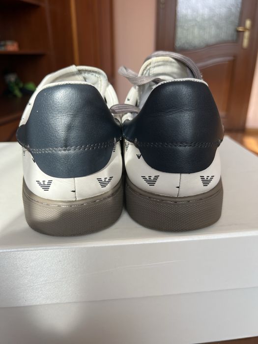 Чоловічі шкіряні кросівки/кеди Emporio Armani, 42 розмір, оригінал.