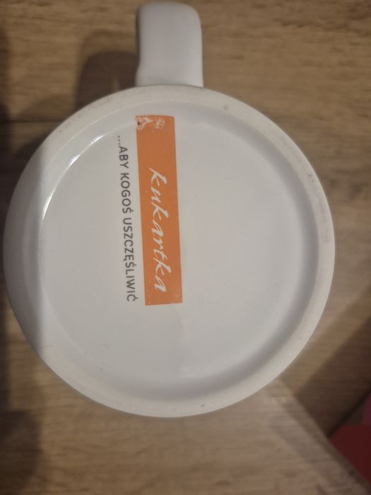 Kubek kocham Cie i chce mieć z Tobą pieski prezent