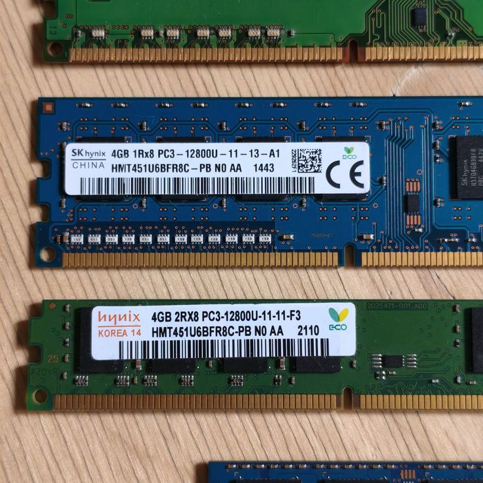 DDR3 від 4 до 8 Gb 1600 Mhz