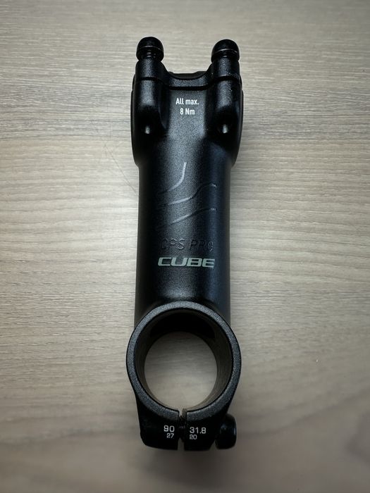 Mostek Rowerowy CUBE Performance 90mm / 31.8mm | Lekkie Aluminiowe CPS PRO