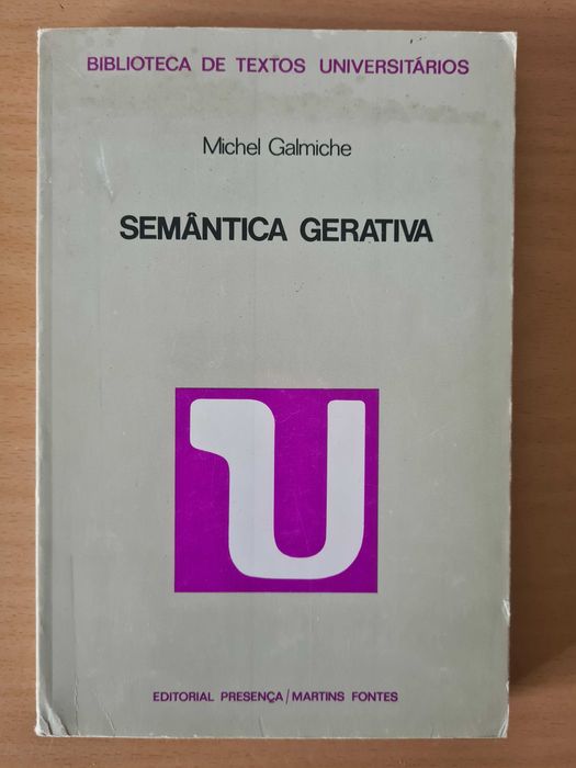 Livro "Semântica Gerativa" de Michel Galmiche