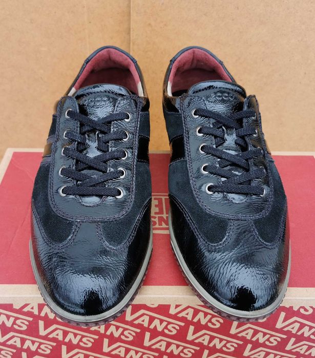 Кожаные кеды кроссовки полуботинки Ecco spin 42 р. Оригинал