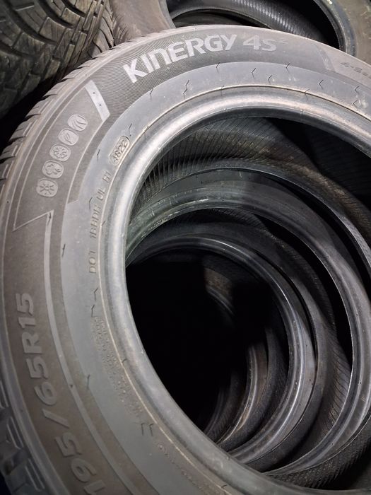195/65 15 Hankook Kinergy 4s gen 2 шини б/у всесезонні Комплект
