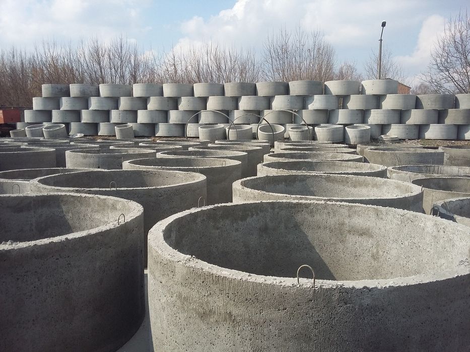 Кольца бетонные , крышки/днища, кастрюли ЖБИ
