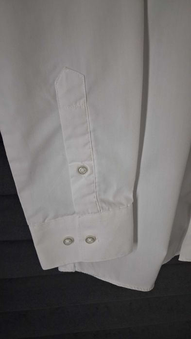 biała koszula slim fit 38