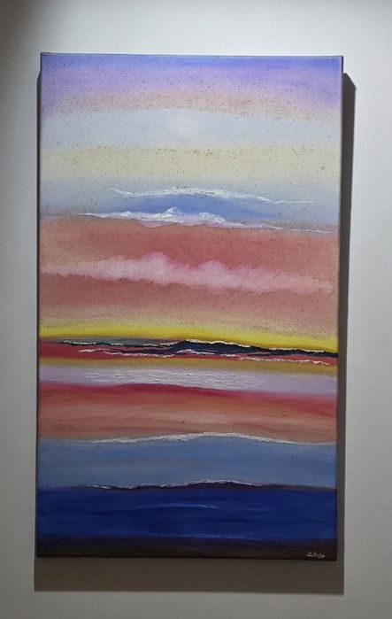 Abstrato I - Um dia de verão (Óleo sobre tela)