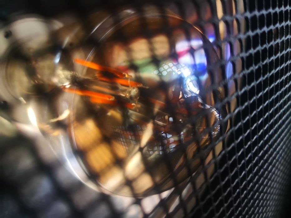 Lampa duża statyw loft teatralna