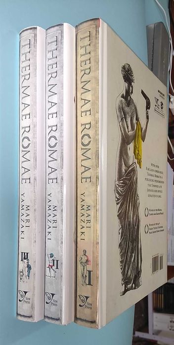 Thermae Romae - Mari Yamazaki - completa em inglês 3 volumes capa dura