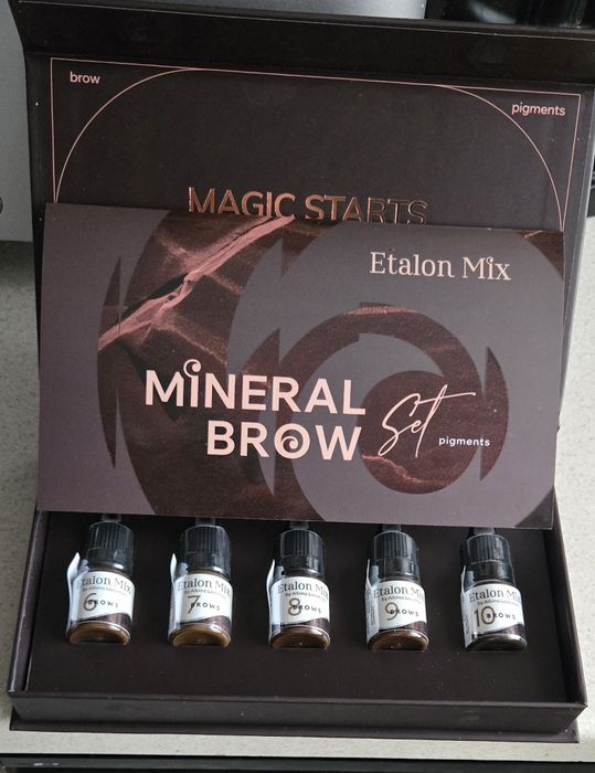 Pigmenty mineralne Etalon mix PMU makijaż permanentny