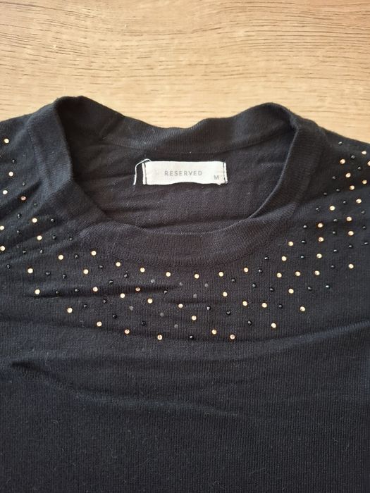 Reserved 38 M sweter czarny