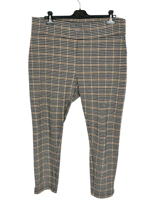 Legginsy kryjące w drobną kratkę 4XL 48