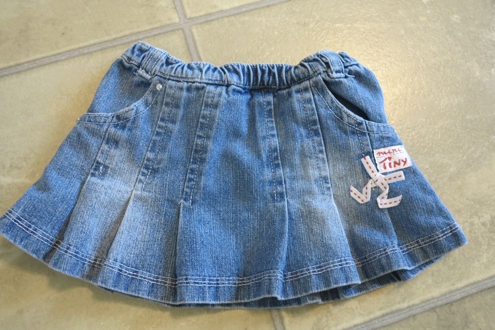 Spódnica jeansowa 68 cm