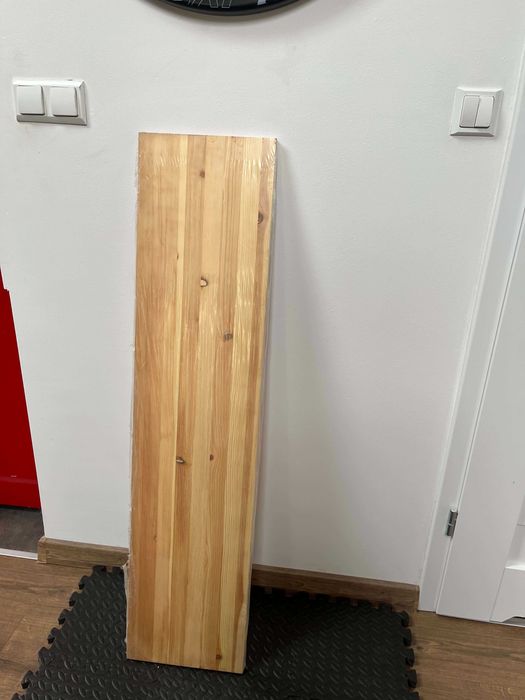 3x półka IKEA 120x28 cm – drewniane, nowe
