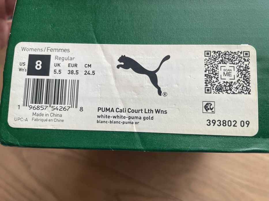 Puma жіночі кровіки нові 24,5 см
