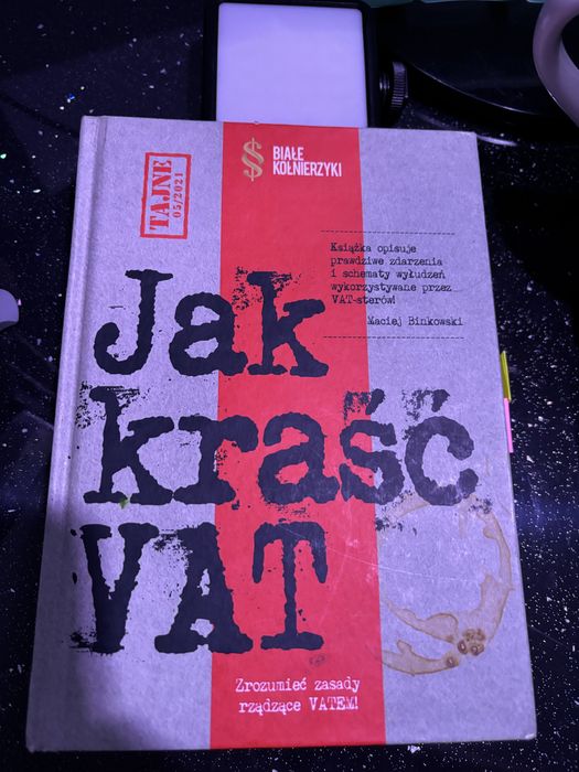 Książka „Jak Kraść VAT” z autografem