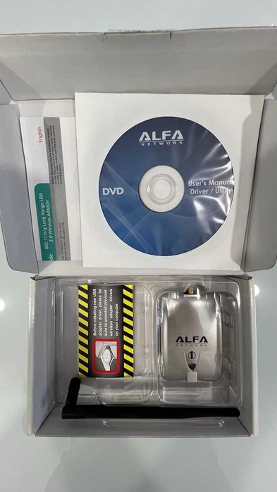 ALFA NETWORK 802.11 b/g Long-Range Wireless USB Adpater (AWUS036H)