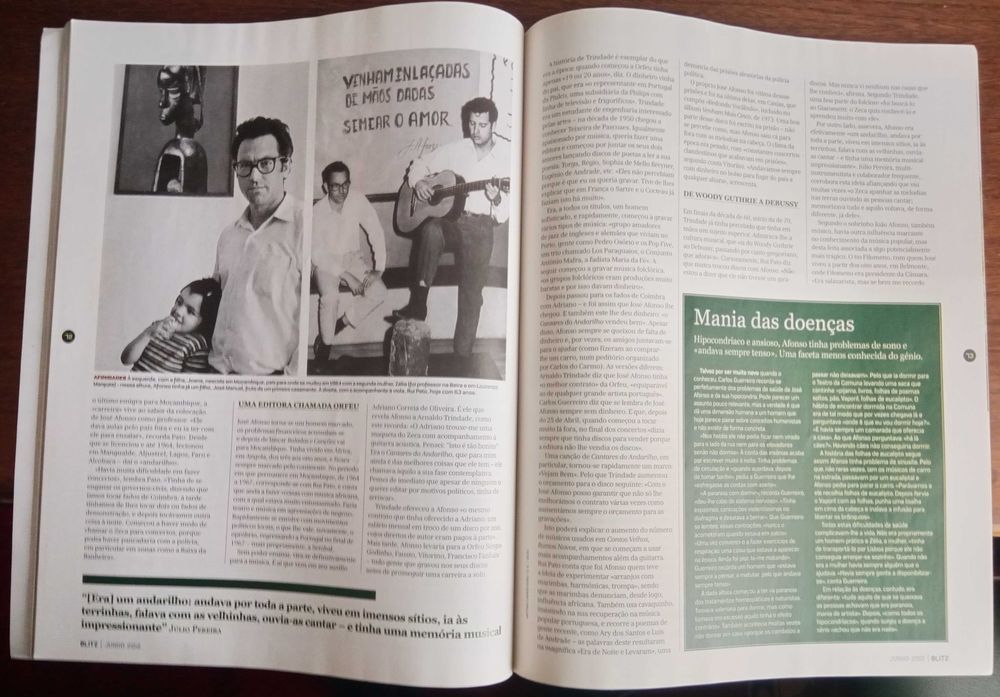 José Afonso	- - -		Blitz	- - - - -	Revista