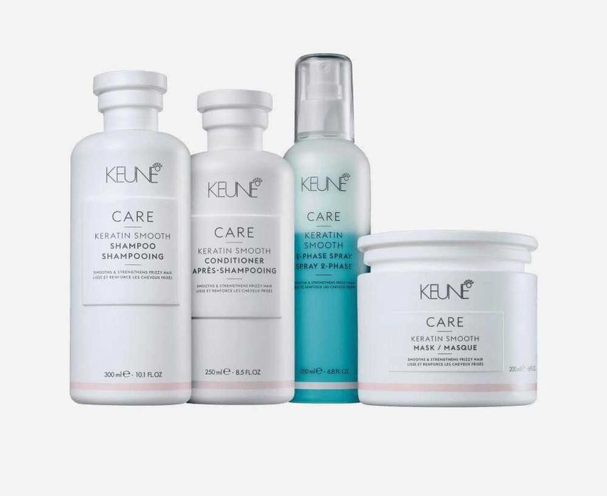 Серія Keune Care Keratin Smooth Шампунь / Кондиціонер / Спрей / Маска