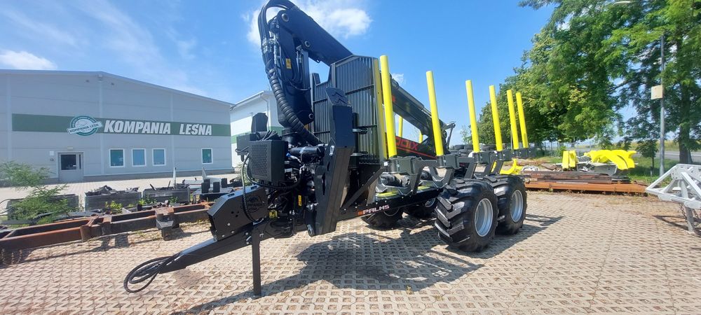 PALMS 15U żuraw 10m X100 zestaw zrywkowy przyczepa leśna forwarder 4x4