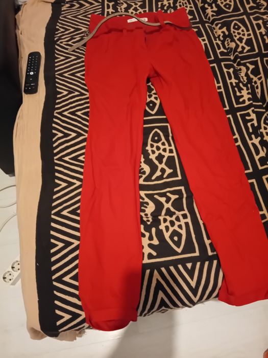 Calças Classica vermelha