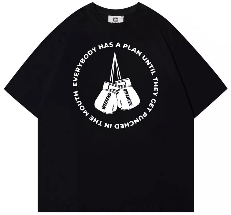Мужские футболки Weekend Offender Casual Ultras Logo черные кежуал New
