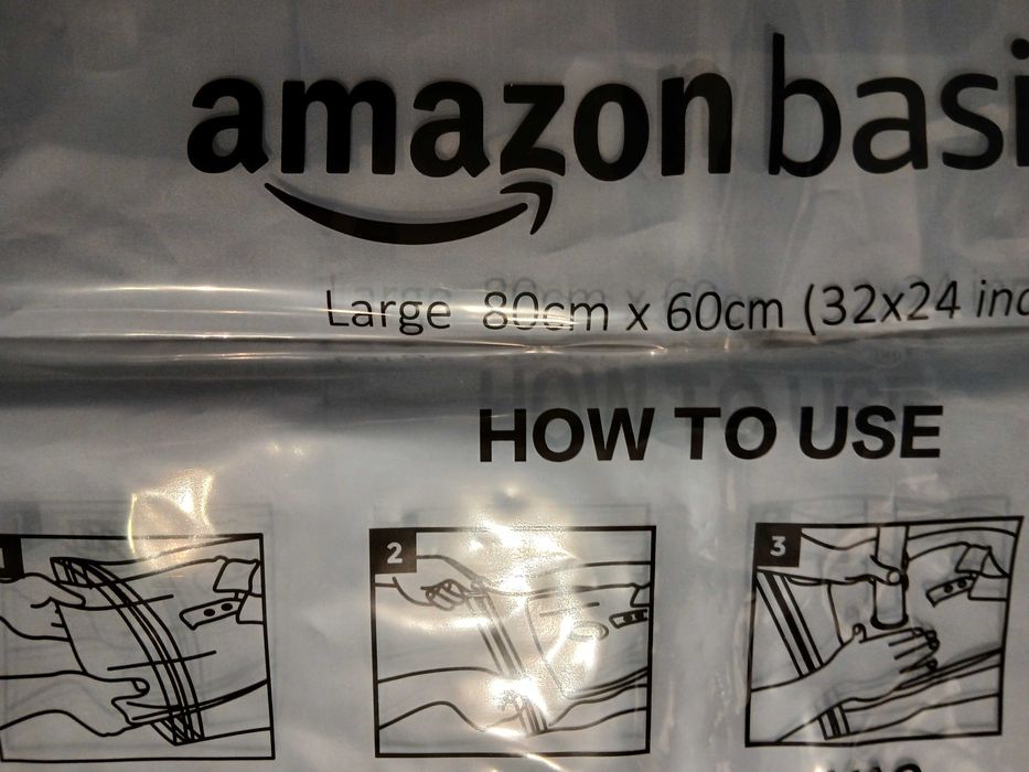 Worki próżniowe 6szt Amazon Basics + pompka