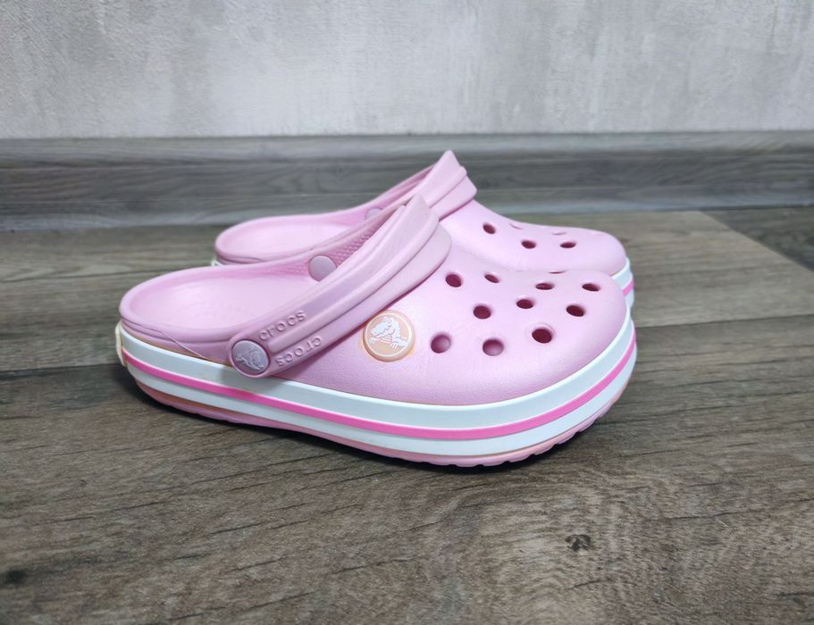 Рожеві крокси Crocs c 11