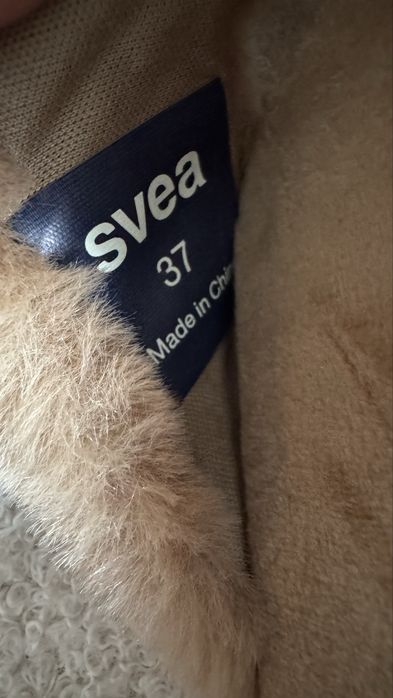 Nowe kapcie papcie damskie Svea 37 futrzane