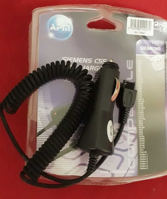 Cabo carregador para isqueiro Siemens C55 e outros