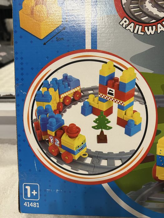 Klocki kolejka pociąg 89 elementów