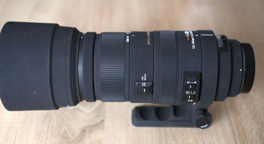 Sigma 120-400mm f4.5-5.6 APO OS HSM DG EX Canon EF