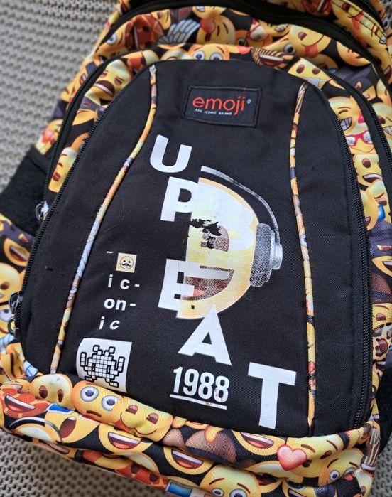 Plecak 4 komorowy Emoji tornister piórnik Gratis