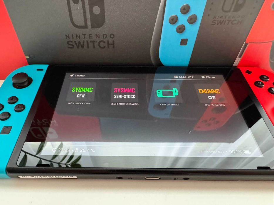 Nintendo switch v2 CFW przerobione + GRY SD 128GB