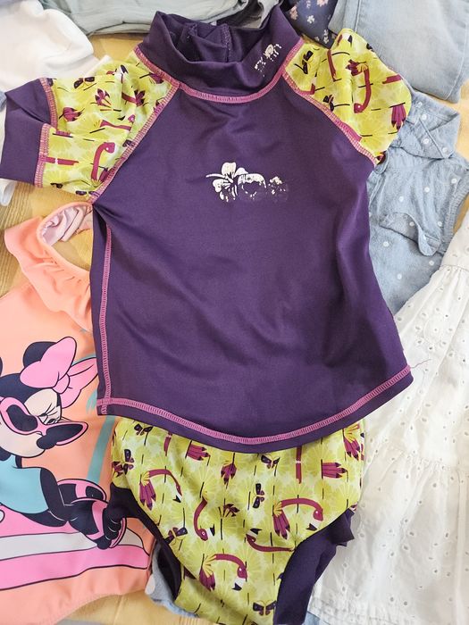 Komplet na plażę do pływania 6-12m