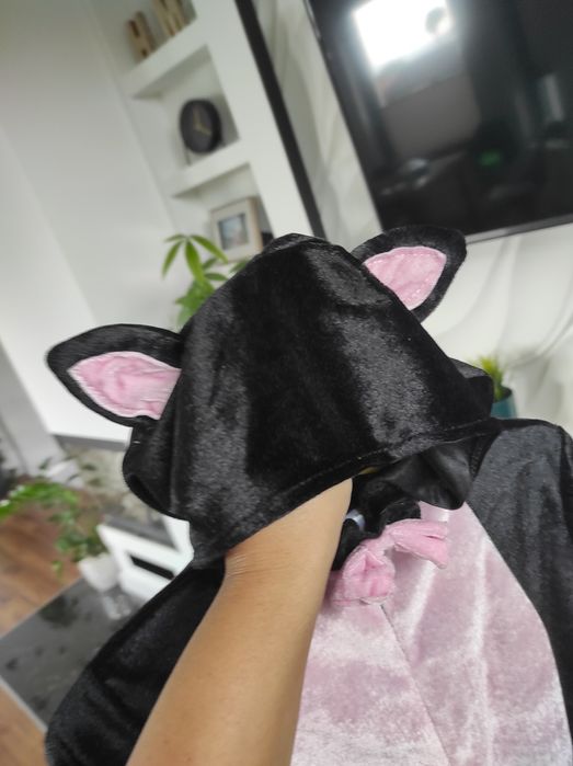 Strój karnawałowy kostium przebranie kot kota 104