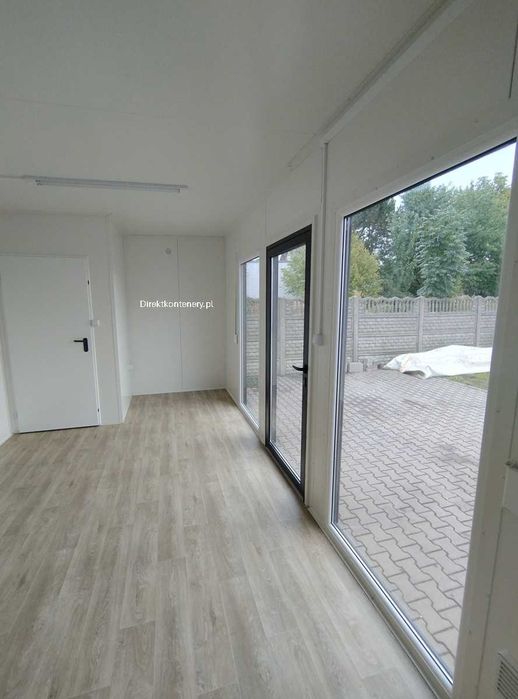 Kontener biurowy mobilny pawilon handlowy XL 7x3m z WC Producent