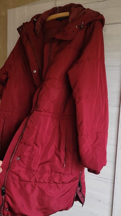 Świetny płaszcz z kapturem oversize M KappAhl